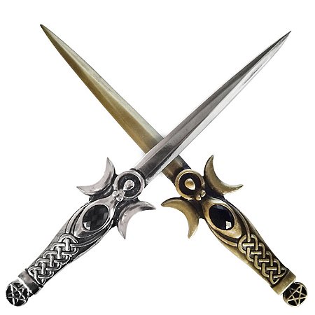 Punhal Athame Triskle Wicca Celta Para Ritual  20cm