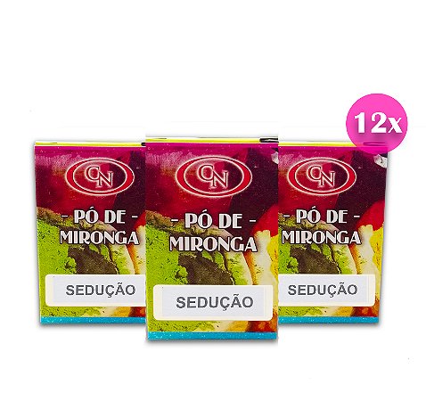 Pó de Mironga Sedução Ritual Completo 12 Un