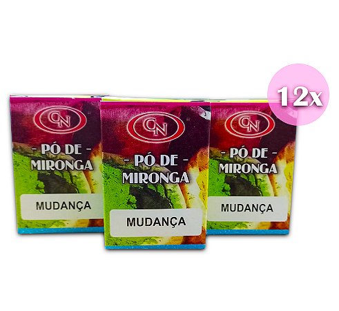 Kit Revenda Pó de Mironga Mudança Completo 12 Unidades