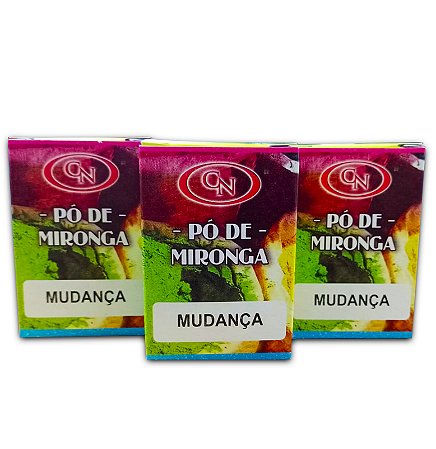 Kit Revenda Pó de Mironga Mudança Completo 3 Unidades