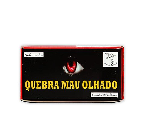 Defumador Quebra Mau Olhado Caixa com 20 Unidades