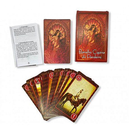 Baralho Cigana Do Pandeiro 36 Cartas E Manual