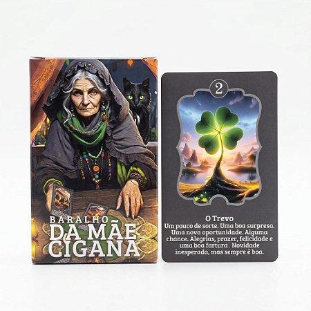 Baralho da Mãe Cigana 36 Cartas Autoexplicativas