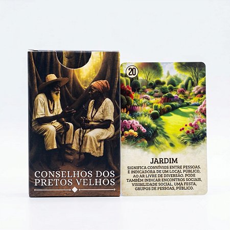Conselhos dos Pretos Velhos Lenormand 36 Cartas Explicativas
