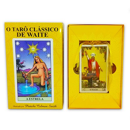 Tarô Clássico de Waite Pamela Colman Smith Caixa Edição Luxo