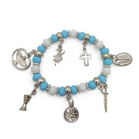 Pulseira Oxaguian Orixás Proteção Espiritual Ajustável