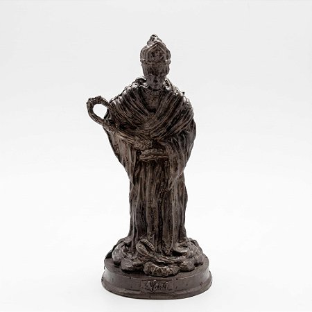 Imagem Orixá Nanã Buruquê Cor Cobre Protetora Resina 15 cm