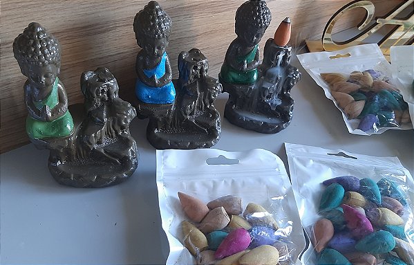 Incensario de cascata buda