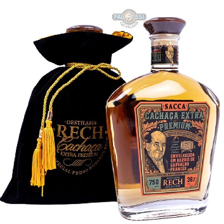 CACHAÇA RECH EXTRA PREMIUM 10 ANOS CARVALHO 750ML