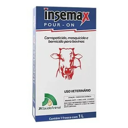 Insemax pour on 1 L - J.A Saude Animal
