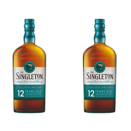 Kit 02 The Singleton Dufftown Single Malt Whisky EscocÊS 12 Anos 750ml