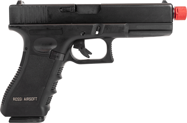 PISTOLA DE AIRSOFT A GÁS GREEN GAS GBB VG V17 BLOWBACK - ROSSI