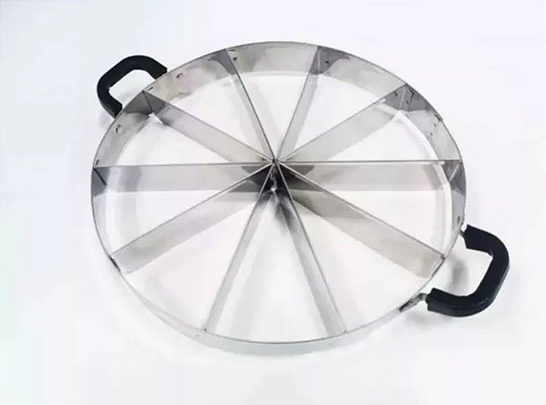 Marcador de Torta Inox 28cm - 8 pedaços