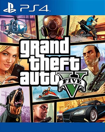 GTA 5 Grand Theft Auto V PS4 Mídia Digital