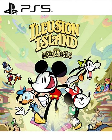 A Ilha da Ilusão Disney com Mickey e seus Amigos PS5 Mídia Digital
