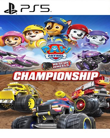 Patrulha Canina Rescue Wheels: Campeonato PS5 Mídia Digital