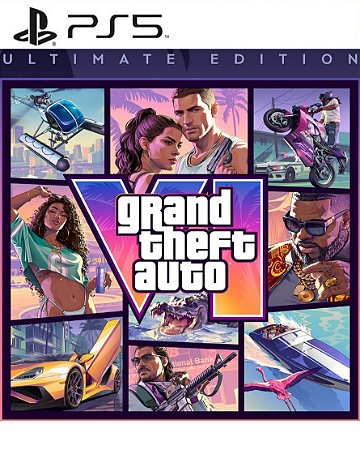GTA 6 Grand Theft Auto VI Ultimate Edition PS5 Mídia Digital