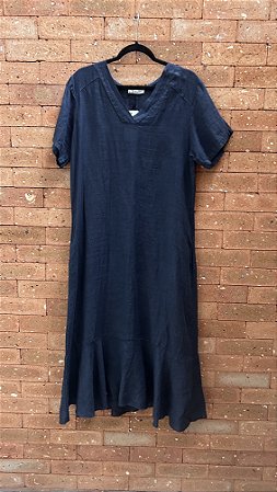 Vestido linho italiano