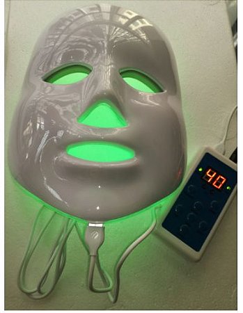 Máscara Fototerapia Led 7 cores / Anti-Acne Anti-Rugas Tratamento de cicatrização clareamento e umidade da pele.