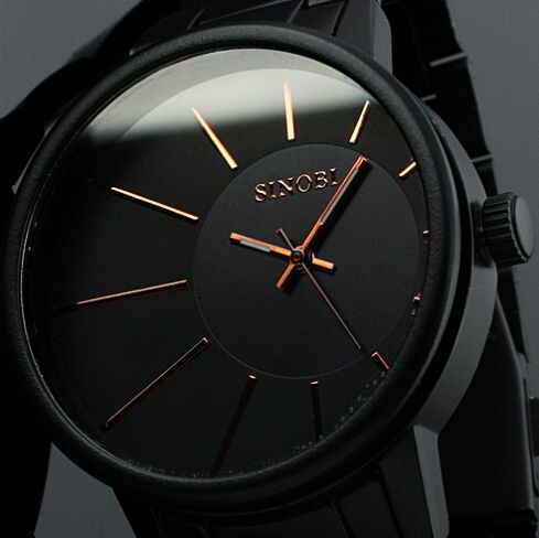 Relógio Sinobi Luxo Black