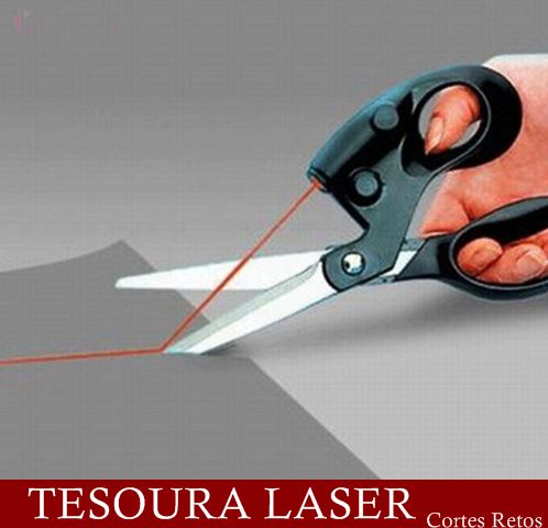 Tesoura Laser - Cortes retos e Precisos