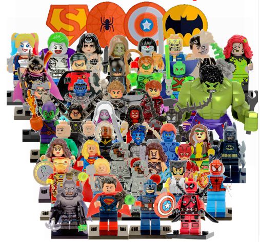 Lego Super Heróis / Kit com Personagens