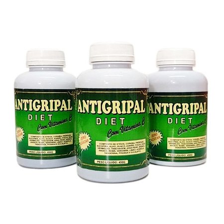 01 POTE de Antigripal DIET com vitamina C - 100% NATURAL