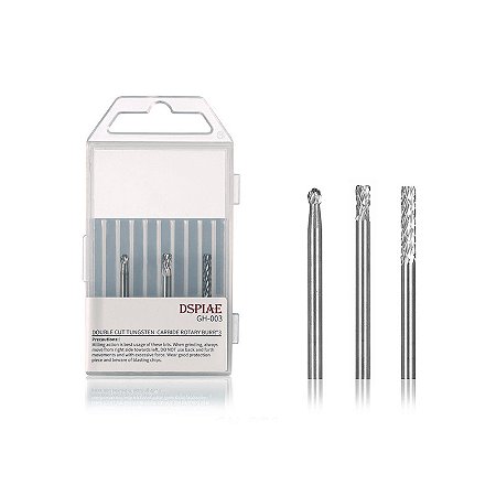 Conjunto de fresas de tungstênio Dspiae GH-003