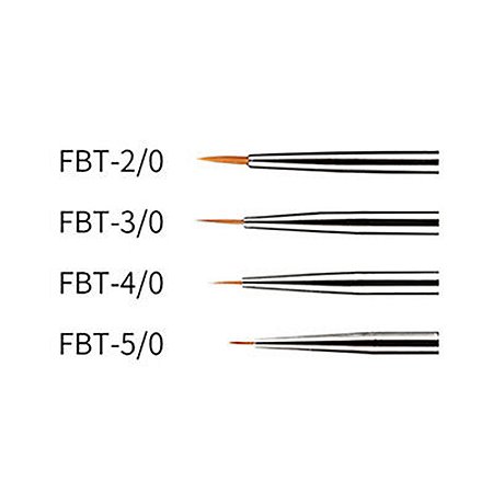 Refil para pincel intercambiável kit FBT-2-3-4-5/0