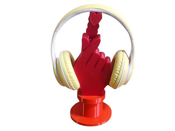 Expositor - Suporte de Fone de Ouvido Gamer Headphone Headset - Love K-Pop