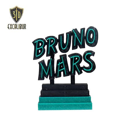 Placa de Mesa- Bruno Mars