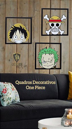 Placa/Quadro Decorativo - One Piece