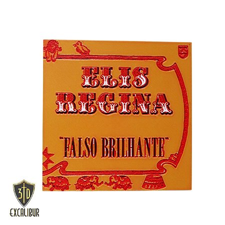 Placa/Quadro Decorativo- Elis Álbum