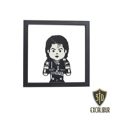 Placa/Quadro Decorativo - MJ Bad