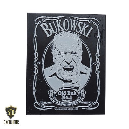 Placa/Quadro Decorativo- Charles Bukowski
