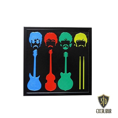 Placa/Quadro Decorativo - The Beatles III