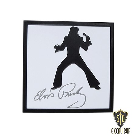 Placa/Quadro Decorativo - Elvis