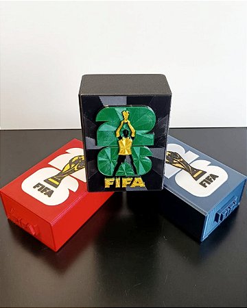 Case - Porta Figurinhas – Copa do Mundo 2026 - Duplo