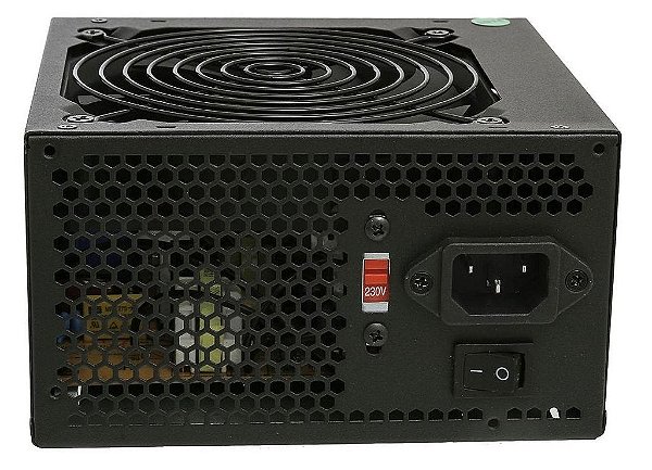 Fonte de alimentação para PC Knup KP-522 500W preta 115V/230V