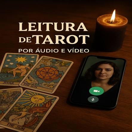 1.1. Consulta de Tarot Online ao Vivo — 20 Minutos com Áudio e Vídeo
