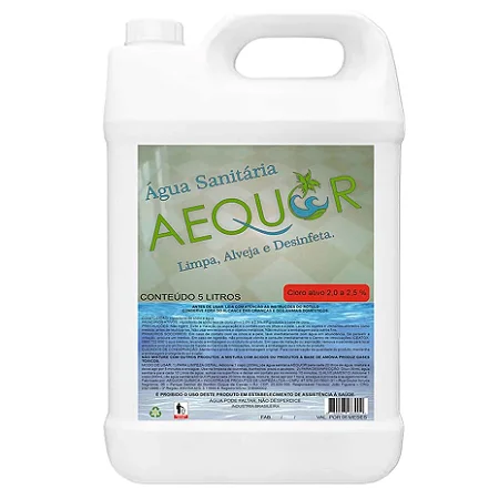 Água Sanitária 5l  Aequor