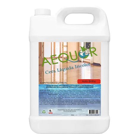 Cera Líquida Incolor 5l - Aequor