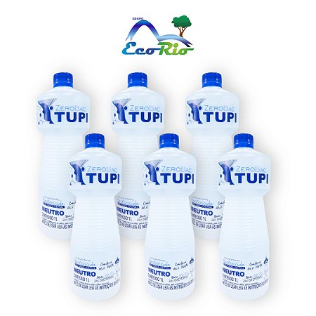 Kit c/ 12 Álcool Bactericida Multiuso Hospitalar Tupi 1L