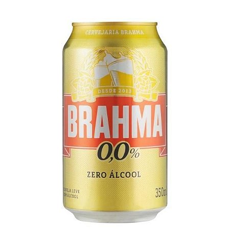 BRAHMA ZERO ALCOOL LATA 350ML