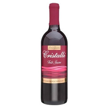 VINHO CRISTALLE 1 LITRO T.SUAVE VIDRO