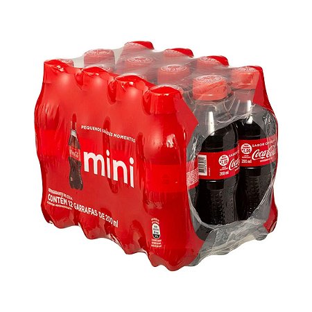 COCA COLA MINIPET 200ML FD 12 UN
