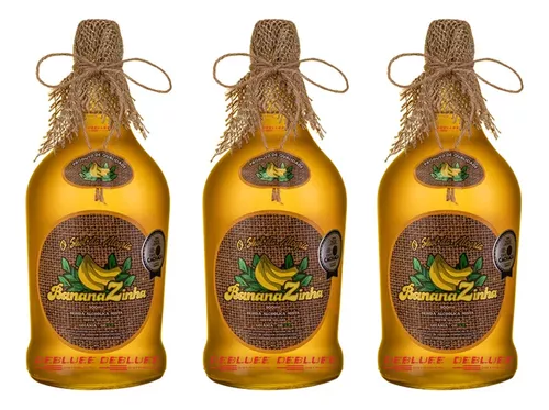 SHOT BANANAZINHA 1000 ML VIDRO LICOR