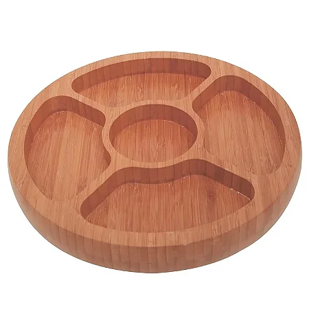 Gamela Com 5 Divisórias Bamboo