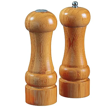 Conjunto Moedor Pimenta E Saleiro Bamboo