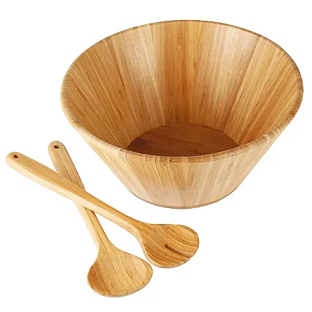 Conjunto De Saladeiras Bamboo 3 Peças